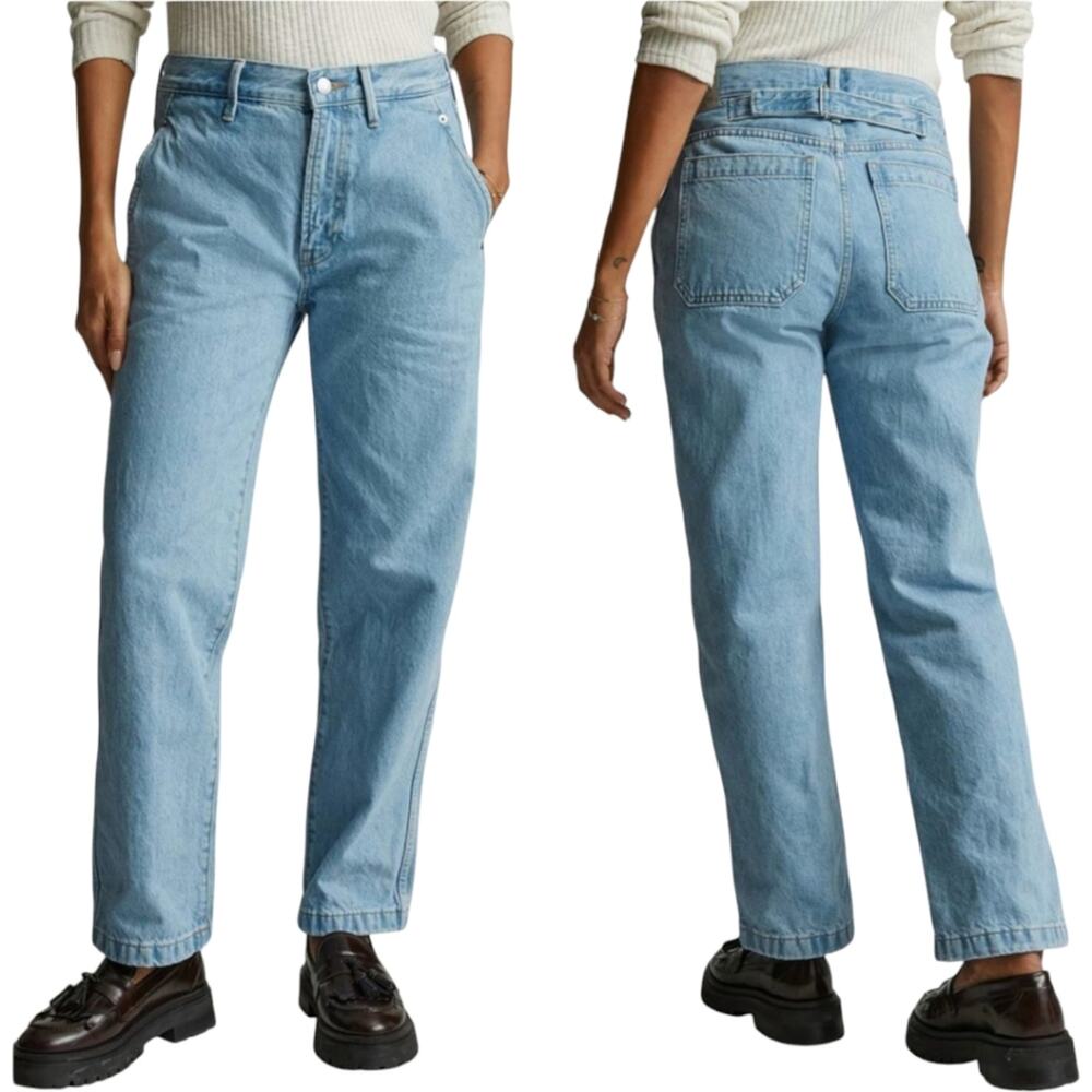 Everlane The Cinched Utility Jean Sunkissed Blue Size 33